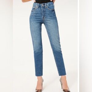 Good American High Rise Blue Jeans